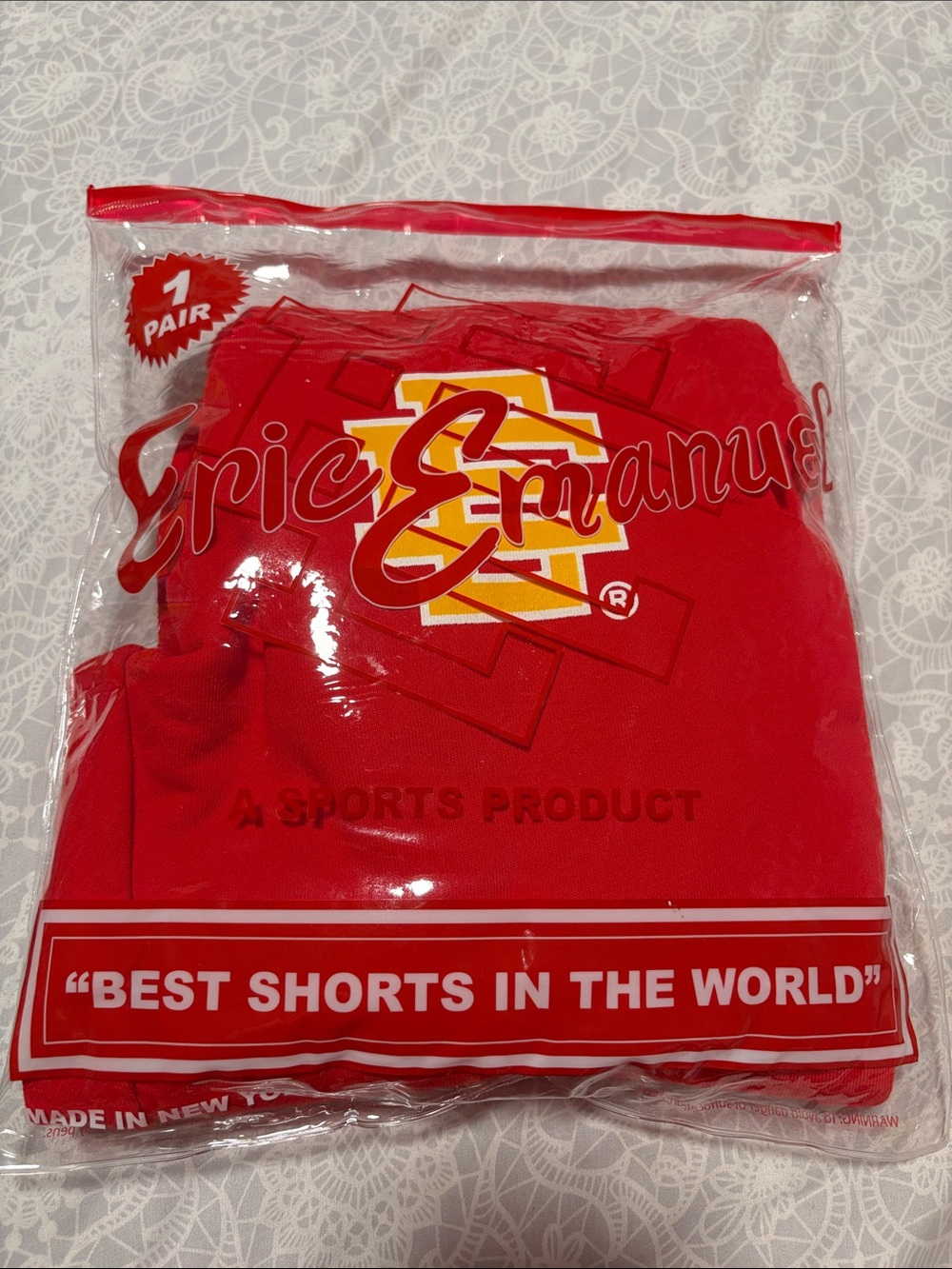Eric Emanuel Mens Red Sweats